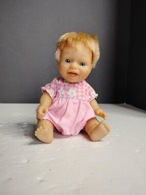 Berenguer Girl Toddler Doll 5 1/2" With Blonde Hair